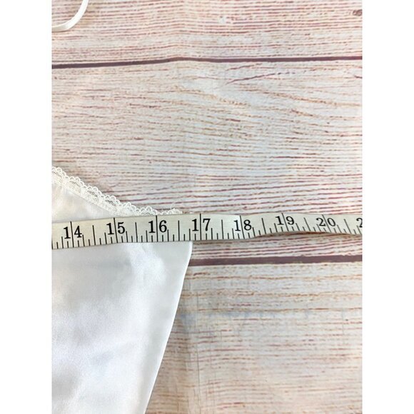 Vintage Victoria Secret GOLD LABEL White Satin And Lace Bridal Teddy - Medium - Picture 8 of 11